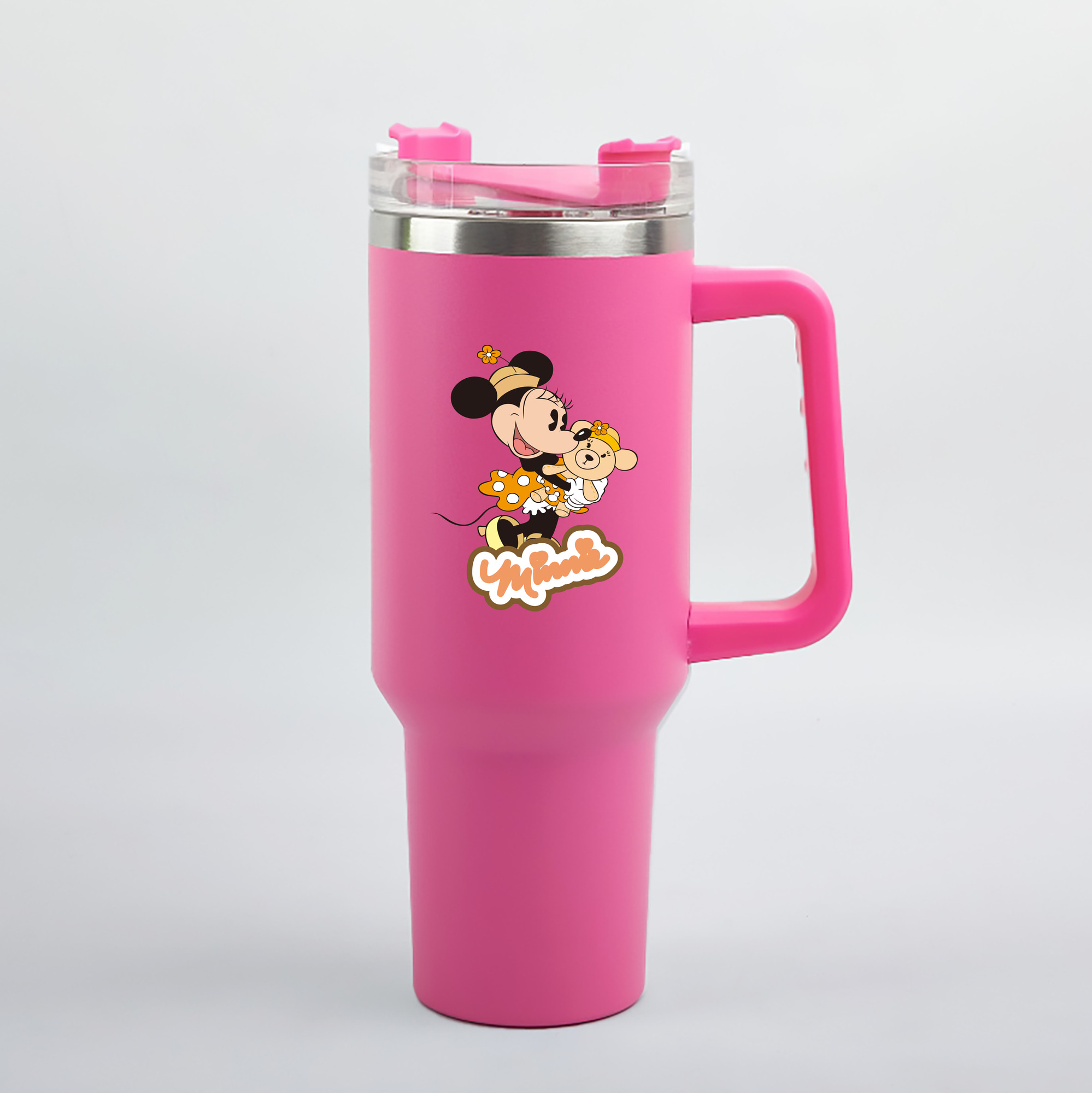 （画像用） ミッキーマウス Mickey Mouse 1200mL車用タンブラー（カラープリント）